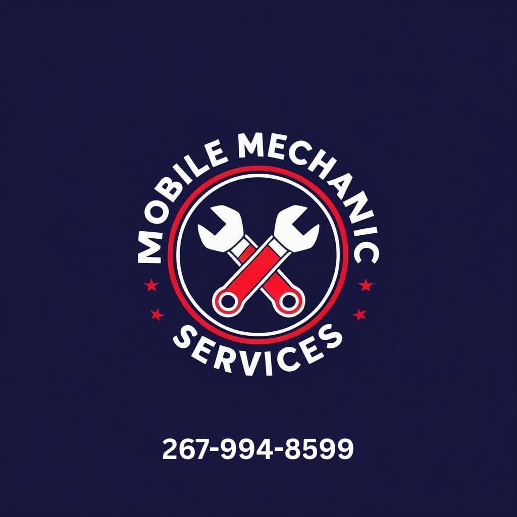 MMS Mobile Mechanic Service logo — crossed wrenches on navy